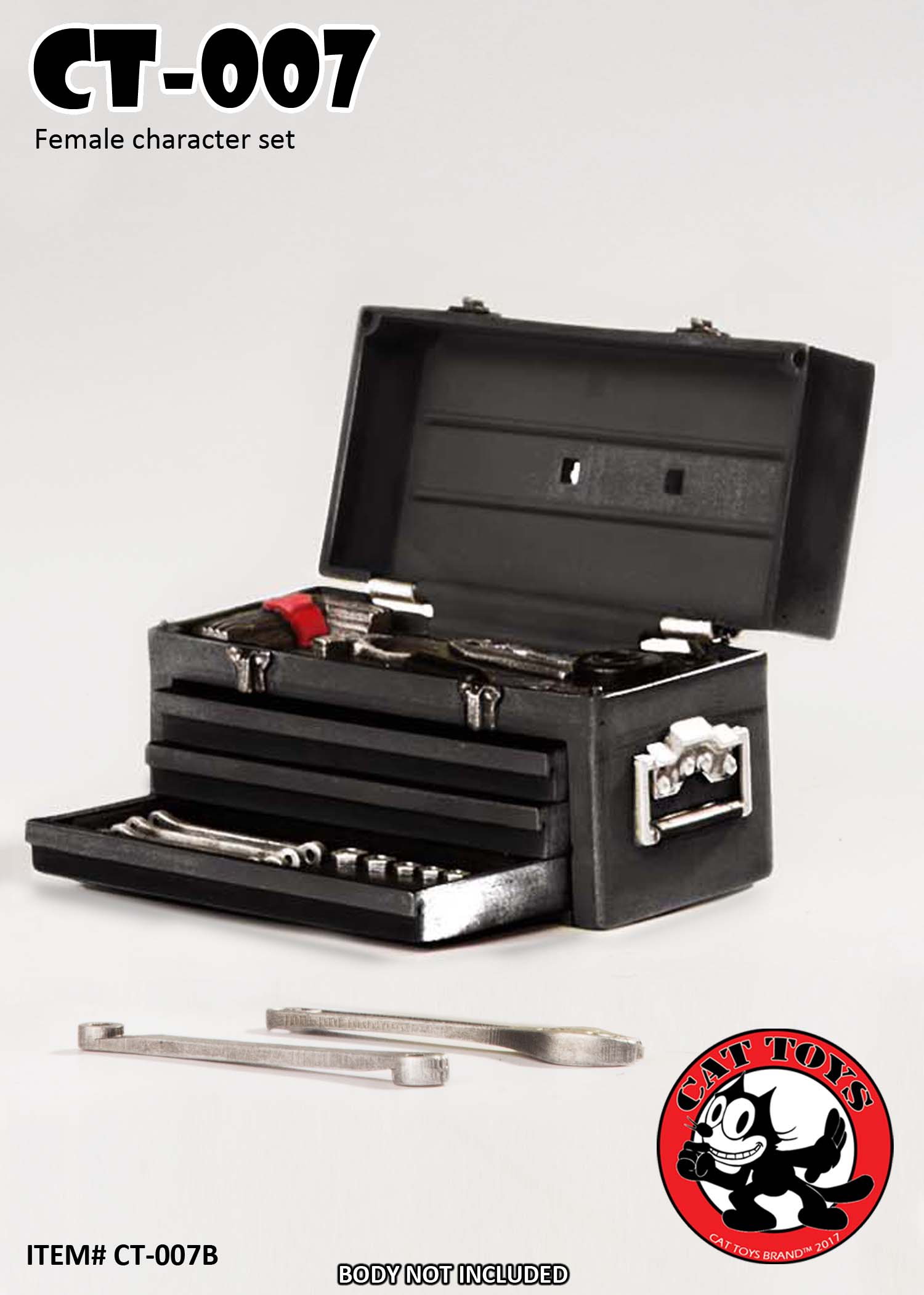  Product image 3 of the product “Female Mechanic Set (Black) 1/6 ”