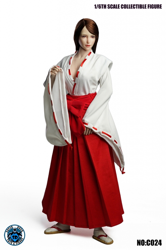  Product image 3 of the product “Female Traditional Japanese Suit Set (Red) 1/6 ”