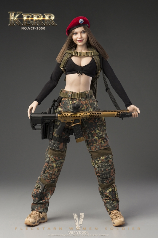  Product image 3 of the product “1/6 Flecktarn Woman Soldier - Kerr ”