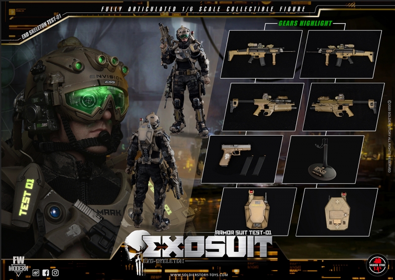  Artikelbild 3 des Artikels “EXO SKELETON - Armor Suit Test-01 - in 1/6 scale “
