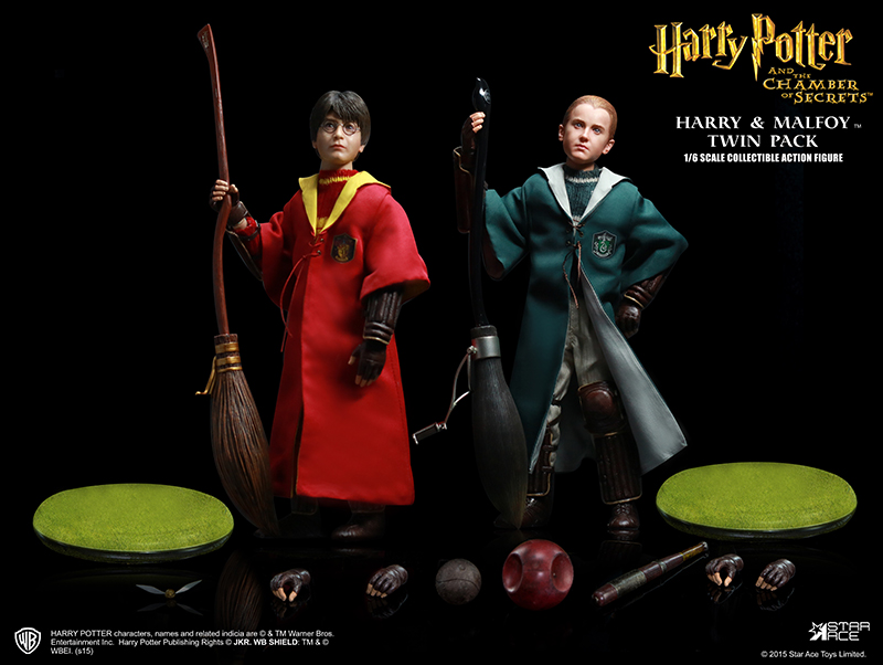  Product image 3 of the product “THE 1/6TH SCALE Harry Potter & Draco Malfoy (Quidditch Twin Pack) ”