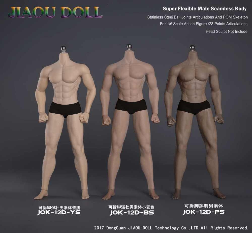  Product image 3 of the product “Seamless Caucasian Seamless Med Skin Male Body 1/6 ”