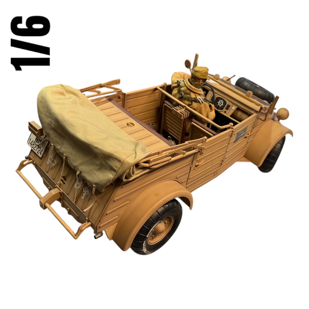  Artikelbild 3 des Artikels “Kübelwagen Original DAK - Version mit Ballongreifen und Fahrer “