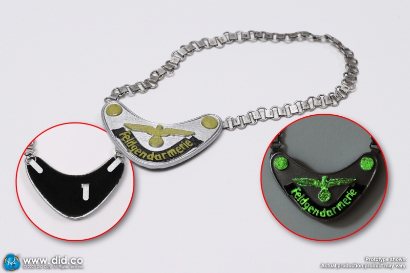  Artikelbild 3 des Artikels “Feldjäger-Brustplatte in Metal mit Kette darum “Kettenhunde” “