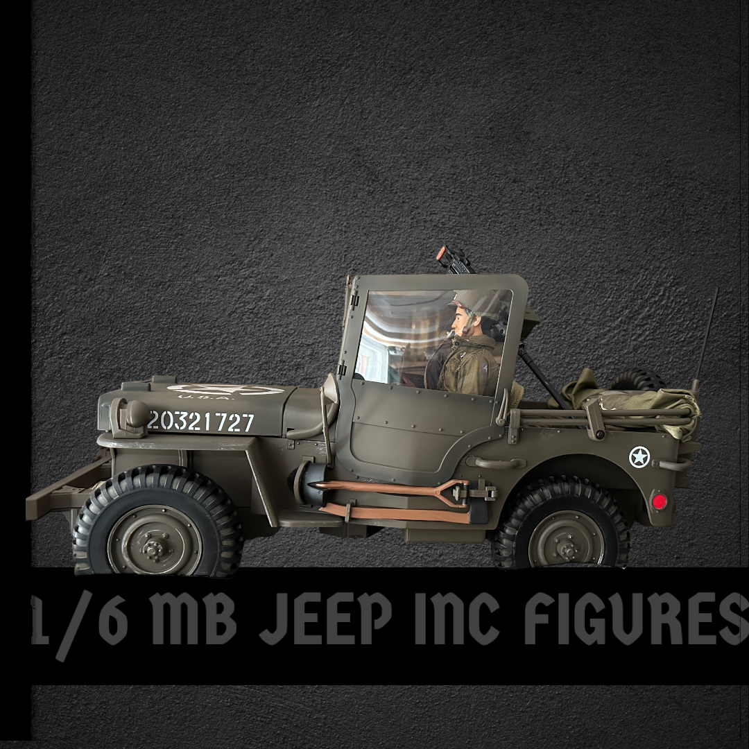  Product image 3 of the product “1:6 Scale - MB Military Jeep Vehicle ”