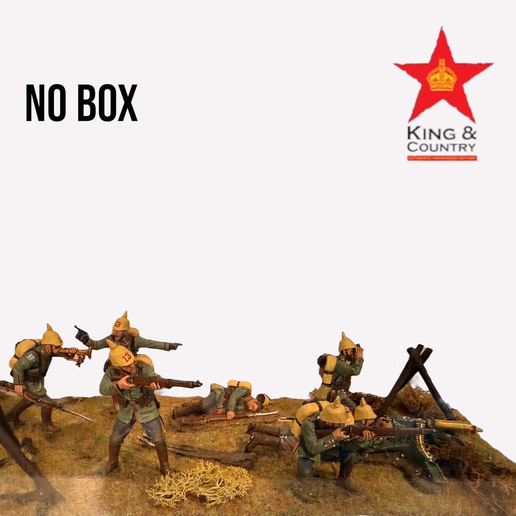  Product image 3 of the product “German WW1 Figure Display Set 1:30 (11Fig) ”