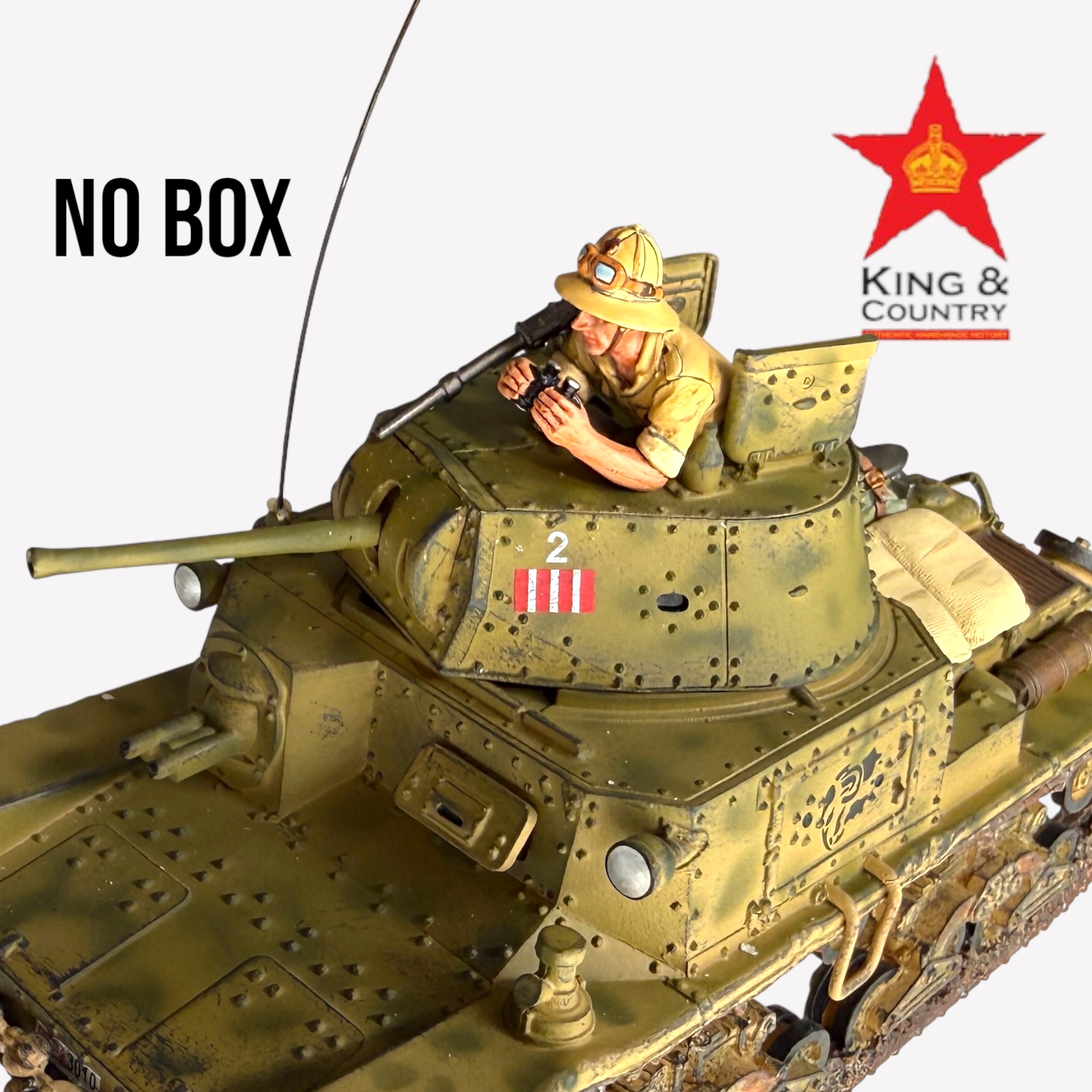  Product image 3 of the product “CARRO ARMATO M13/40 LE250 BY KING AND COUNTRY (RETIRED) No Box ”