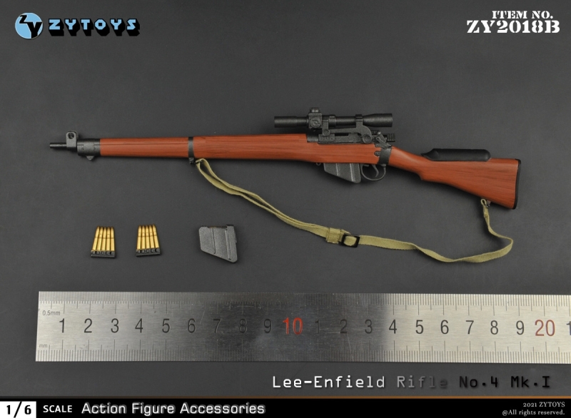  Product image 3 of the product “1/6 Lee Enfield No.4 MK.1 Rifle (Brown) ”