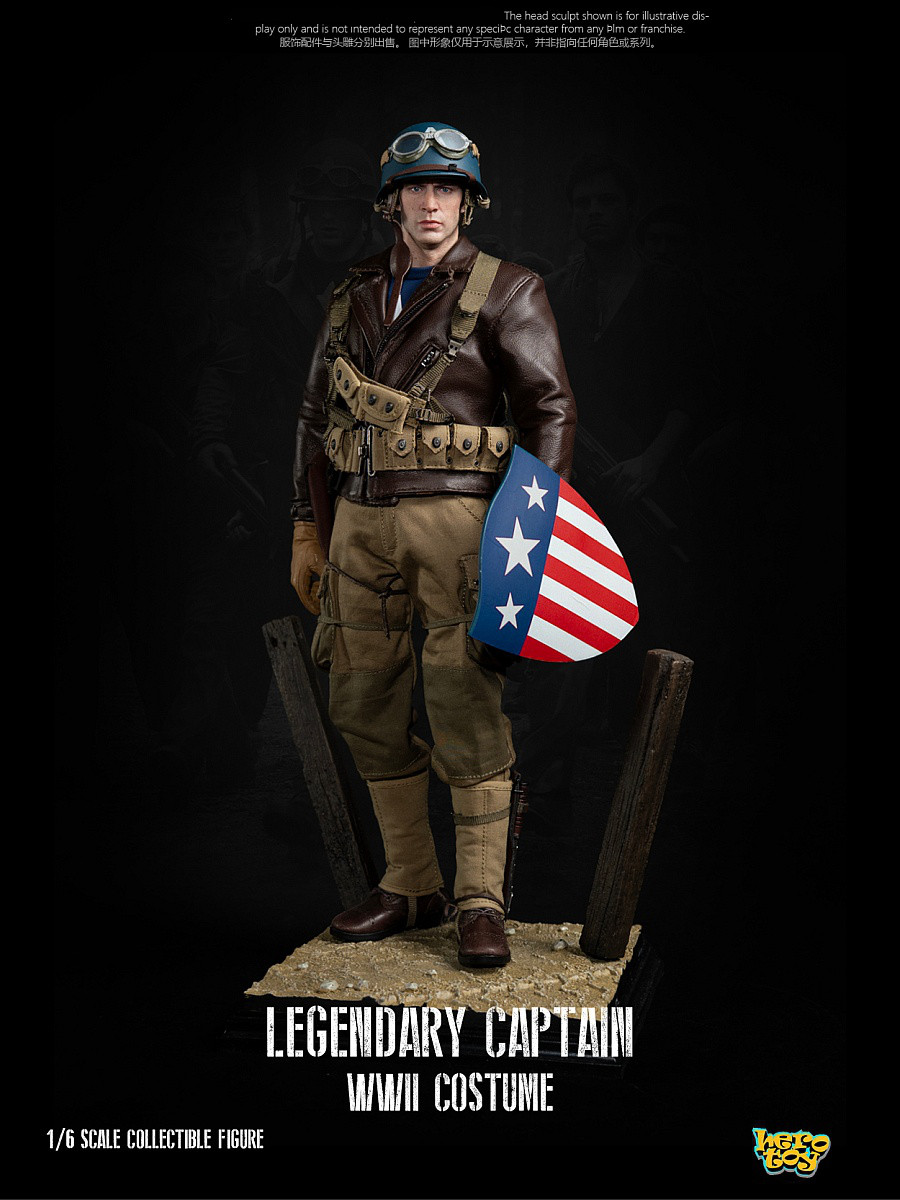  Artikelbild 3 des Artikels “The Legendary Captain - in WWII Costume - Special Edition - in 1/6 scale “