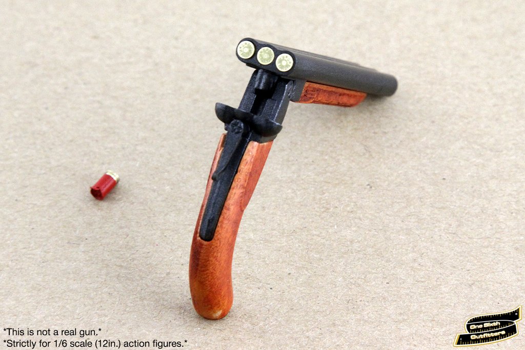  Product image 3 of the product “1/6 Die Cast Triple Barrel Shotgun M1887 (short) ”