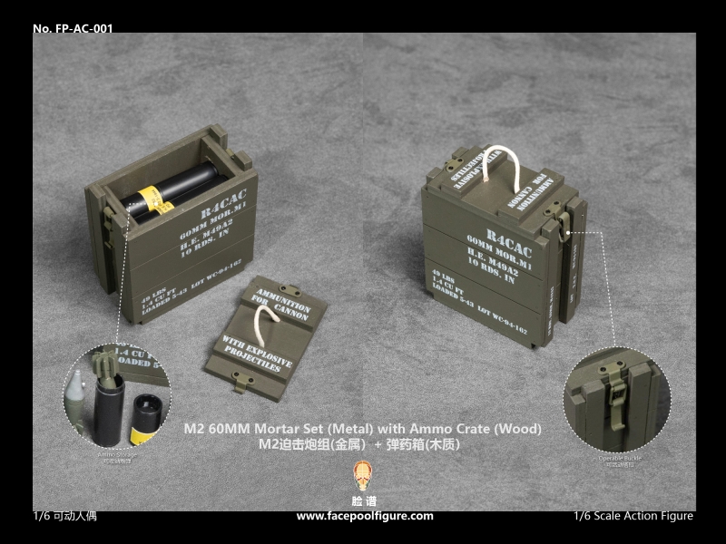  Artikelbild 3 des Artikels “M2 60mm Mortar Set with Ammo Crate Set 1:6 “