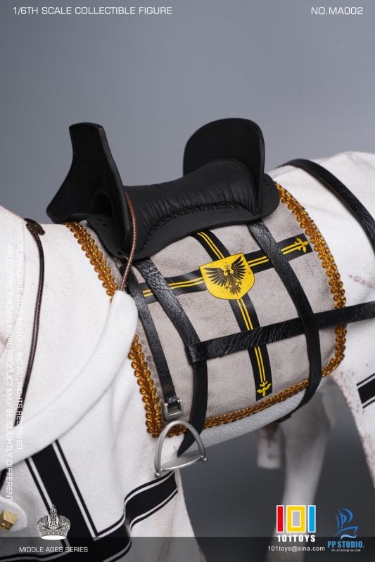  Artikelbild 3 des Artikels “1/6  Medieval Teutonic Warhorse (White) “