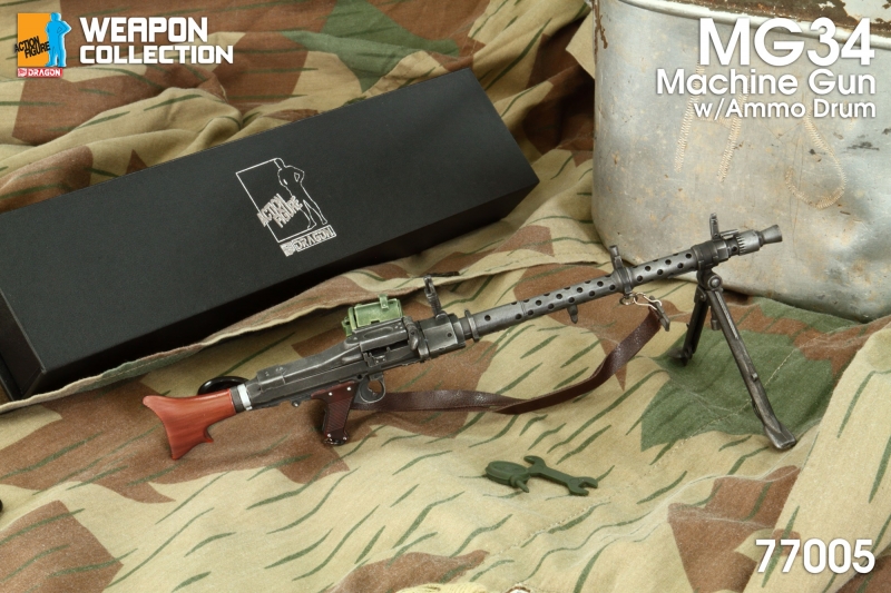  Artikelbild 3 des Artikels “MG34 Machine Gun with Ammo Drum (Grey) “