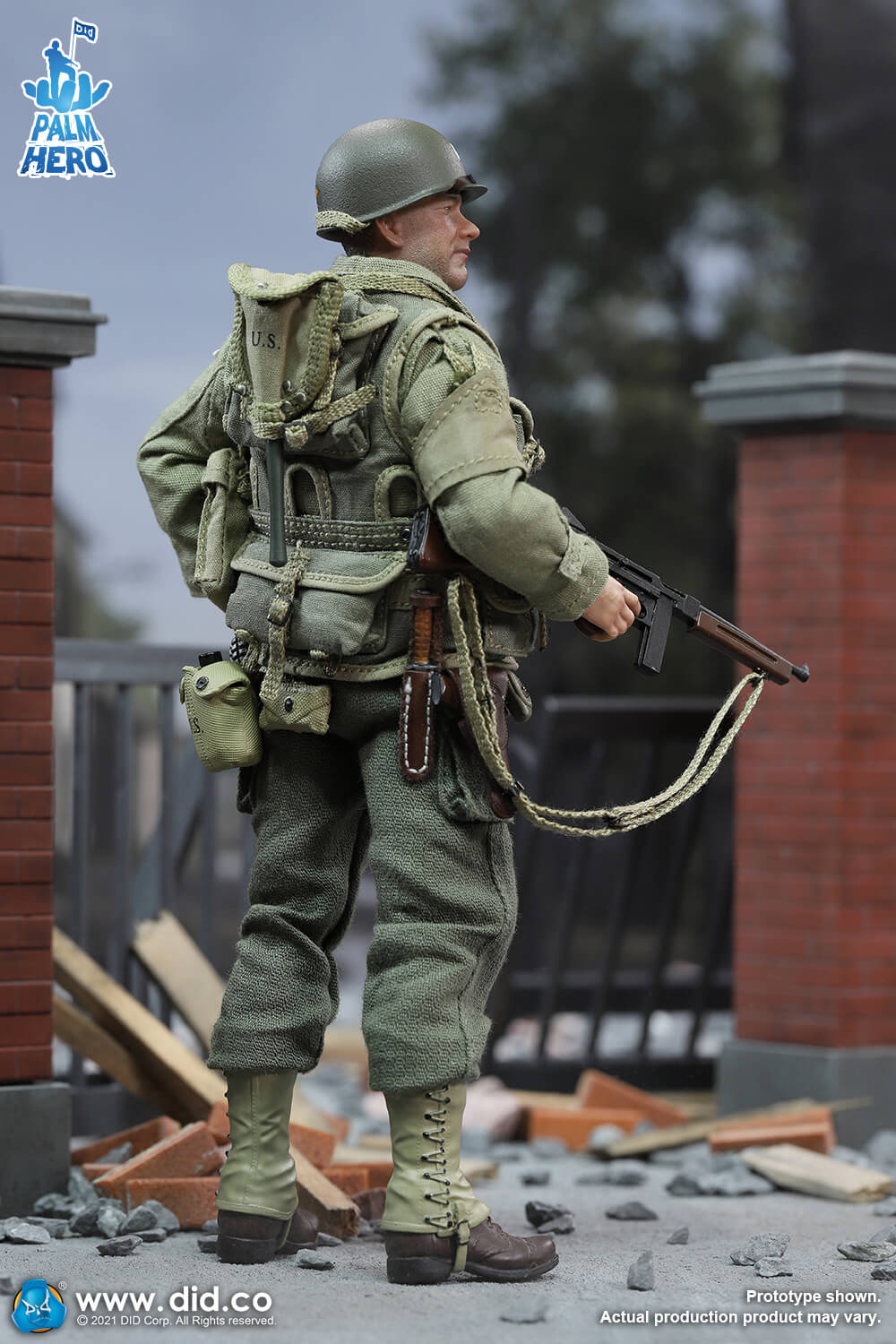  Product image 3 of the product “1/12 Palm Hero Series WWII US 2nd Ranger Battalion Series 1 – Captain Miller ”