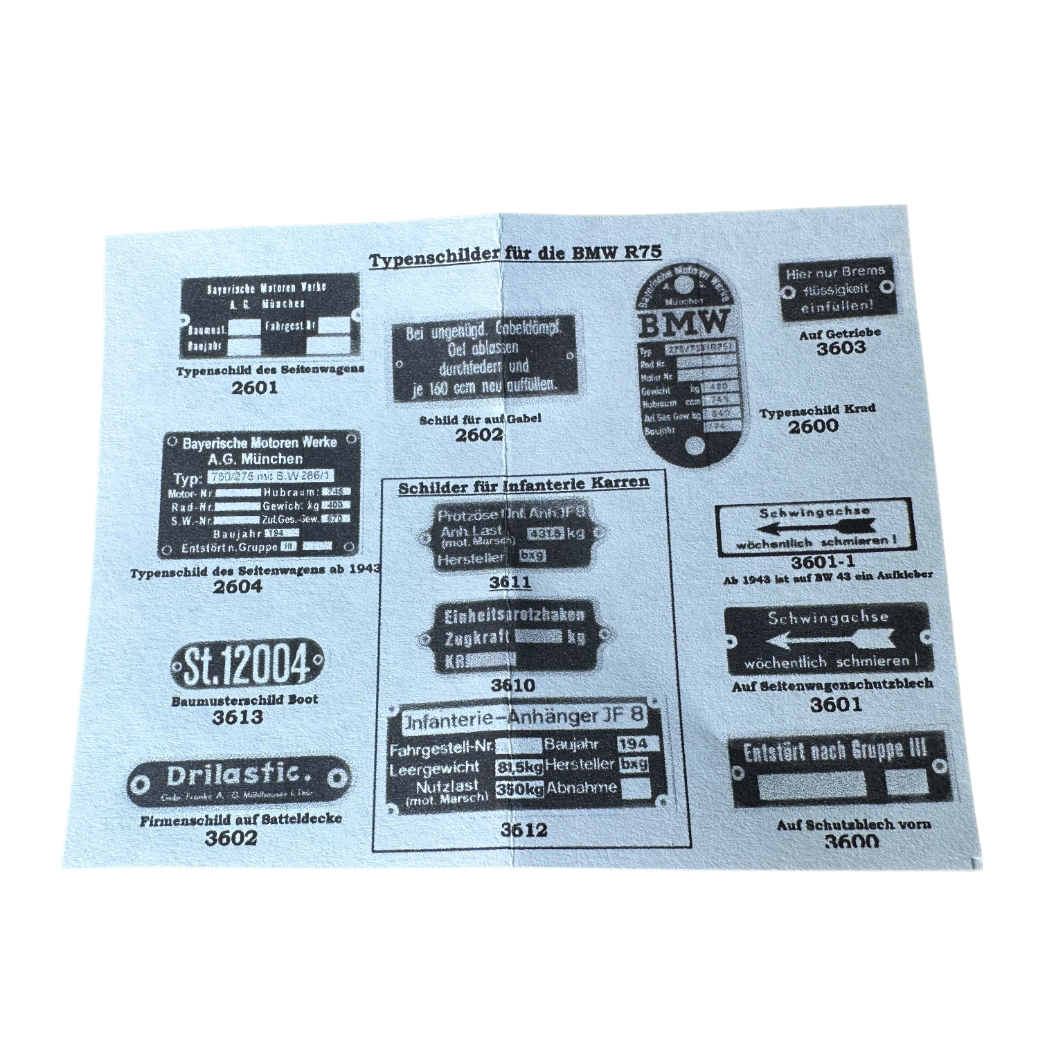  Product image 3 of the product “1:6 Decal BMW R 75 ”