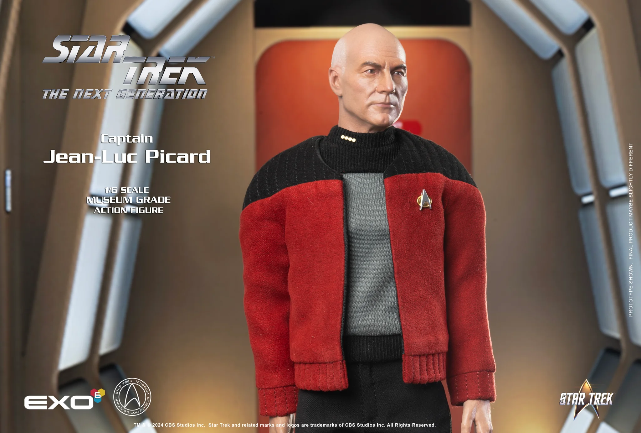  Product image 3 of the product “TNG Capt Jean-Luc Picard Standard Edition 1/6 Figure ”