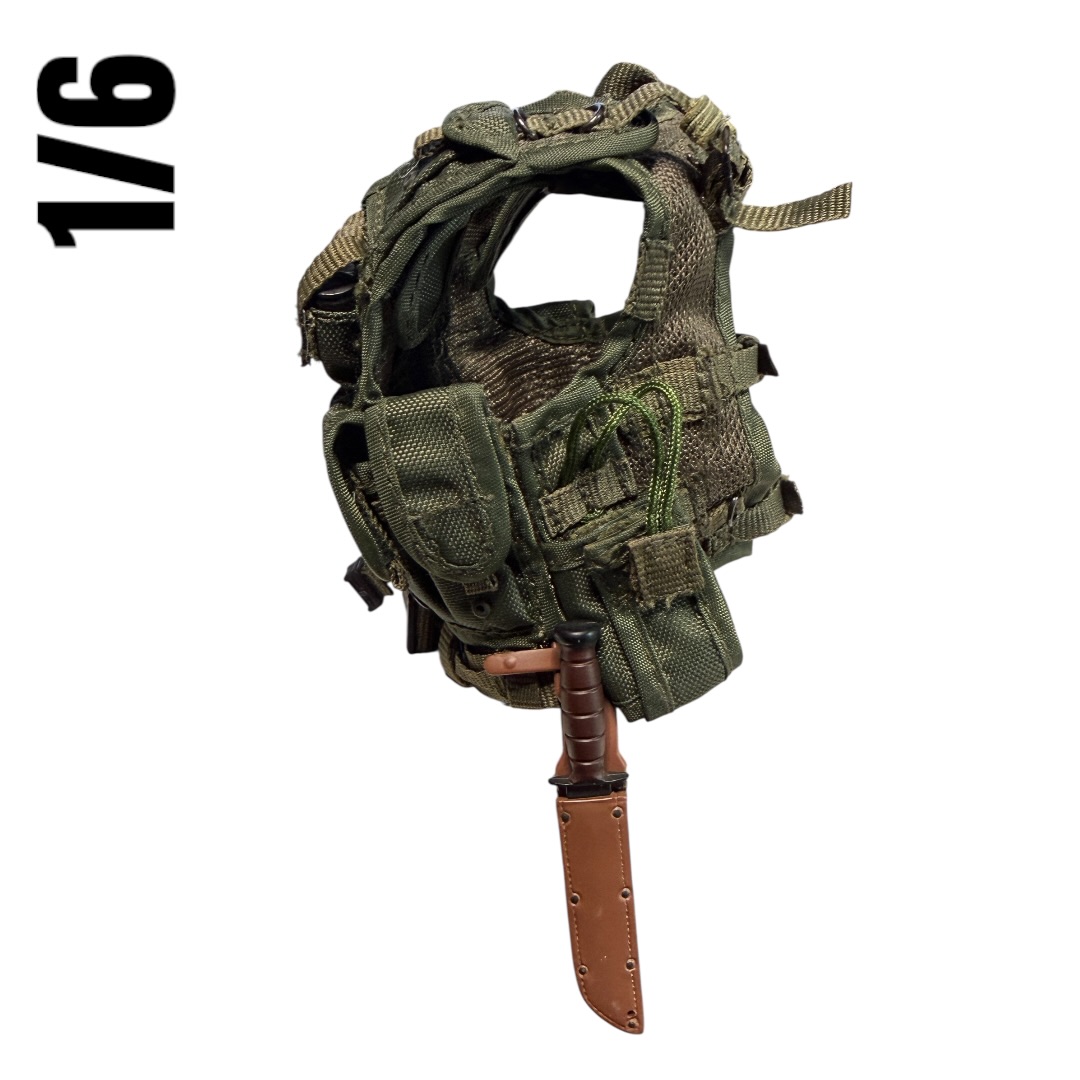  Product image 3 of the product “1:6 Recon Chest Harness with Knife (OG) ”