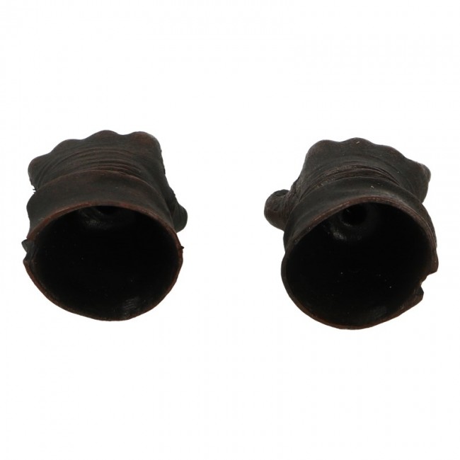  Product image 3 of the product “Worn Gloved Hands (Brown) 1/6 Darkbrown ”