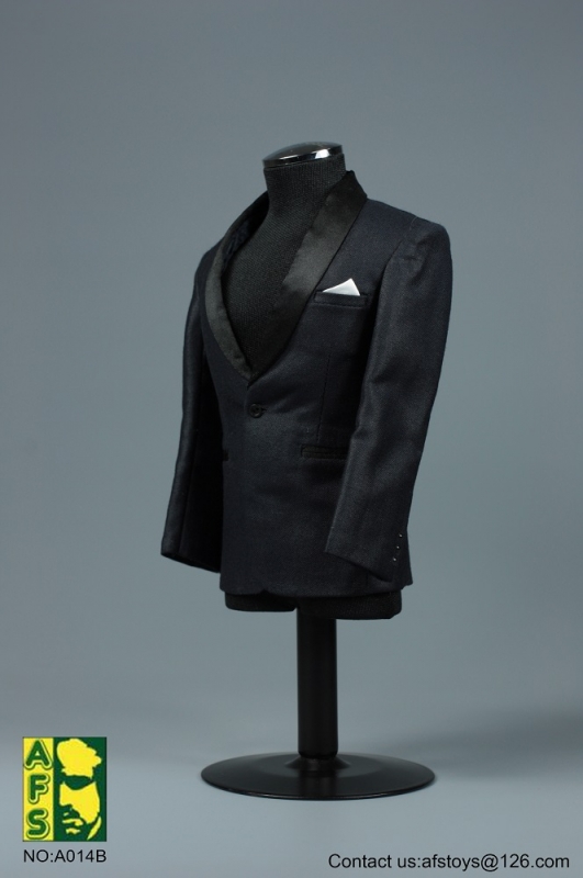  Product image 3 of the product “Royal Agent Suit Set (Black) 1/6 ”