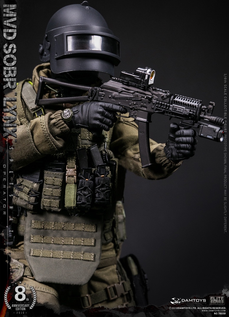  Product image 3 of the product “1/6 Russian Spetsnaz MVD - SOBR Lynx (8th Anniversary Edition) ”