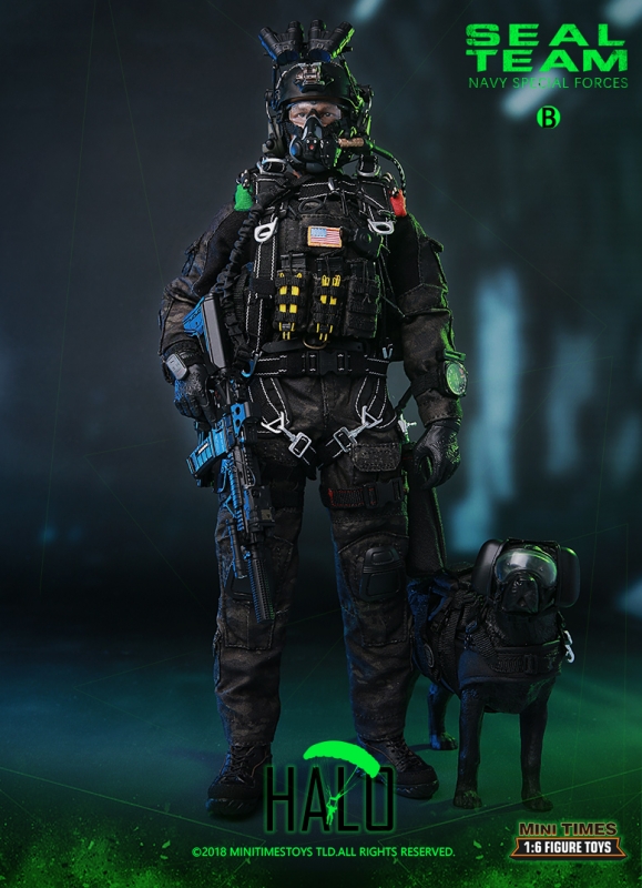  Artikelbild 3 des Artikels “Seal Team - Navy Special Forces Halomit Hund (Labrador) 1:6 “