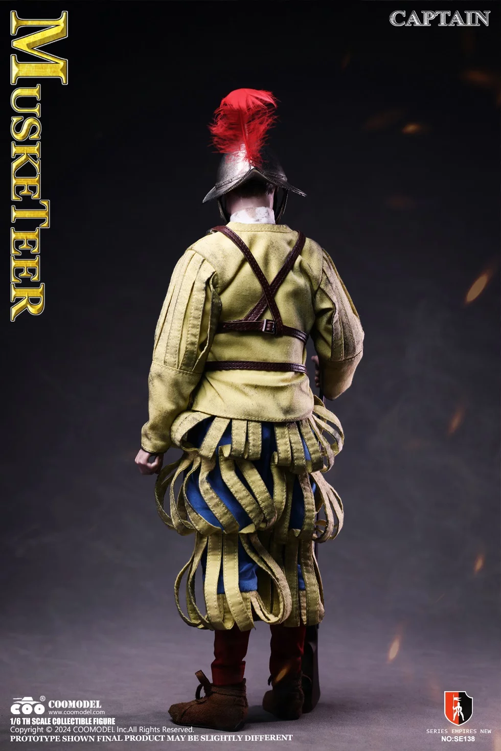  Product image 3 of the product “Spanish Conquistador Musketeer Sergeant Captain (Nickel Edition) ”