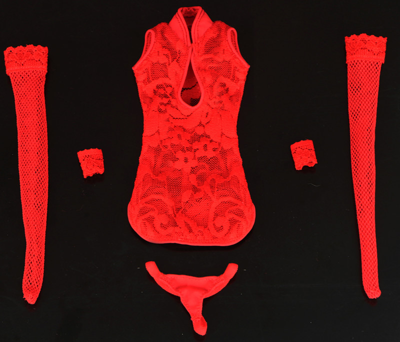  Product image 3 of the product “Sexy Female Cheongsam Set (Red) ”