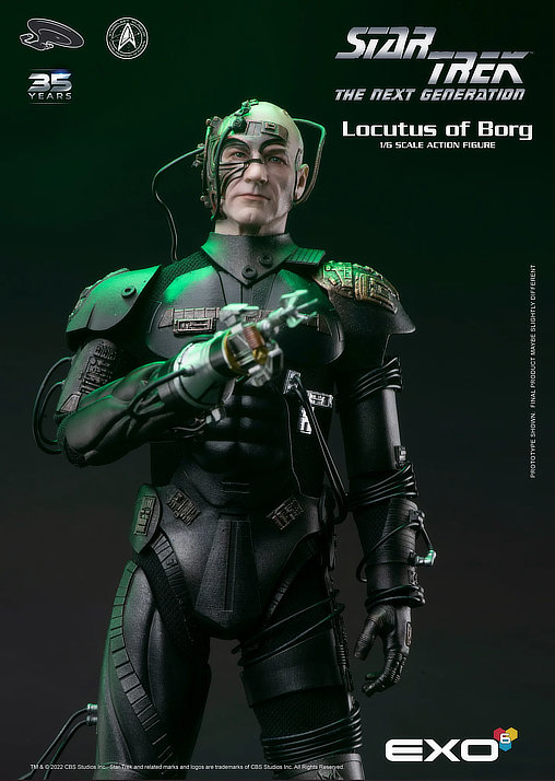 Artikelbild 3 des Artikels “Star Trek TNG Locutus 1:6 scale (LED version) “