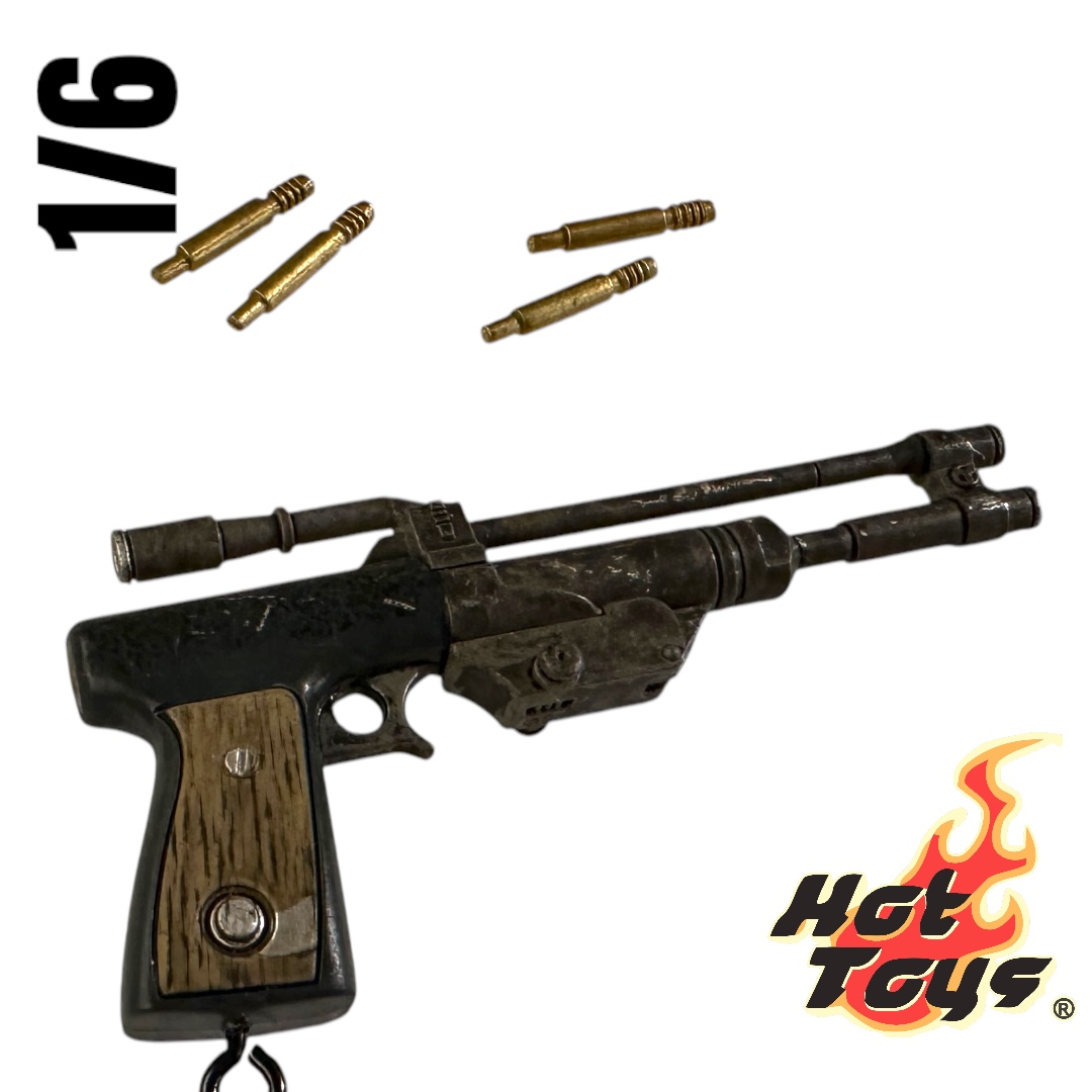  Product image 3 of the product “leather-like brown belt with ammo clips and pistol holster 1/6 ”
