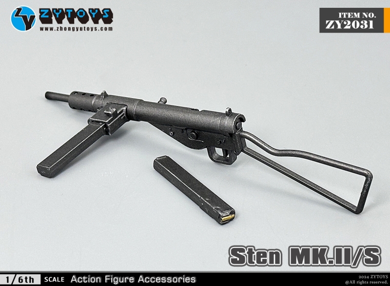  Product image 3 of the product “Sten MK II/S Submachine Gun (Black) 1/6 ”