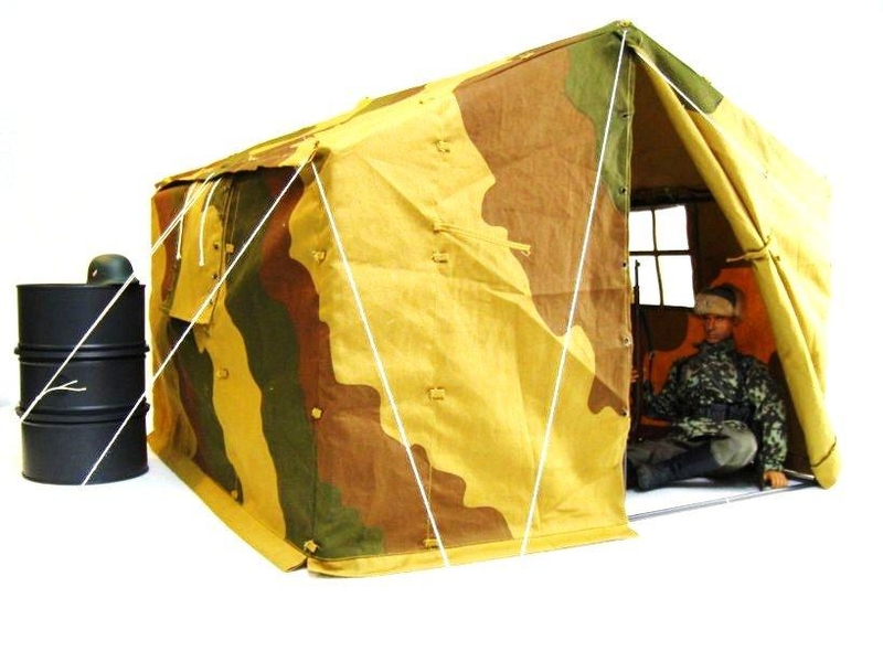  Artikelbild 3 des Artikels “German Camo Tent (Stabszelt) Metalgestänge 1:6 “