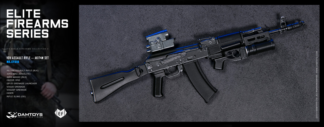  Product image 3 of the product “SPETSNAZ ASSAULT RIFLE Bakelit AK74M 1/6 ”