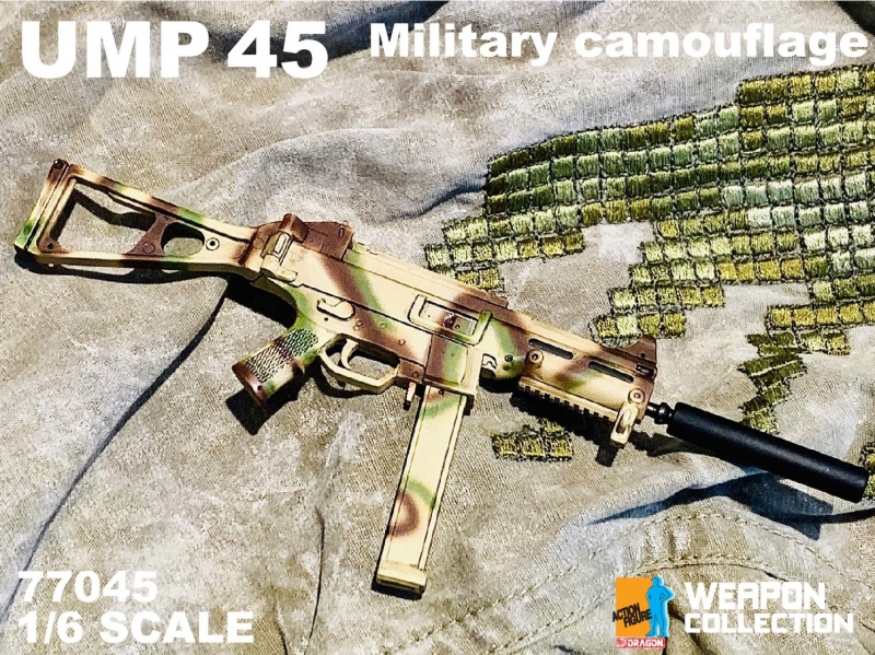  Artikelbild 3 des Artikels “Weapon Collection - UMP 45 Submachine Gun (3 Colors Camo) 1/6 “