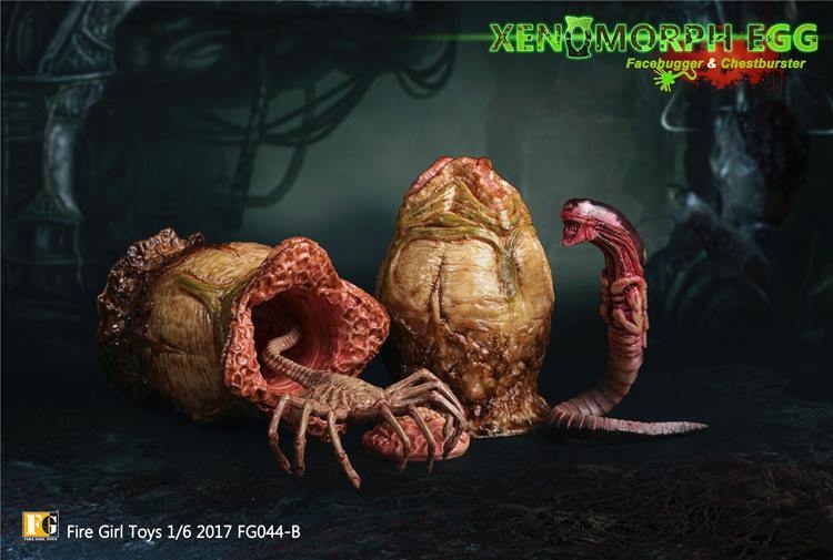  Product image 3 of the product “Xenomorph Egg with Facehugger Larva 1/6 ”