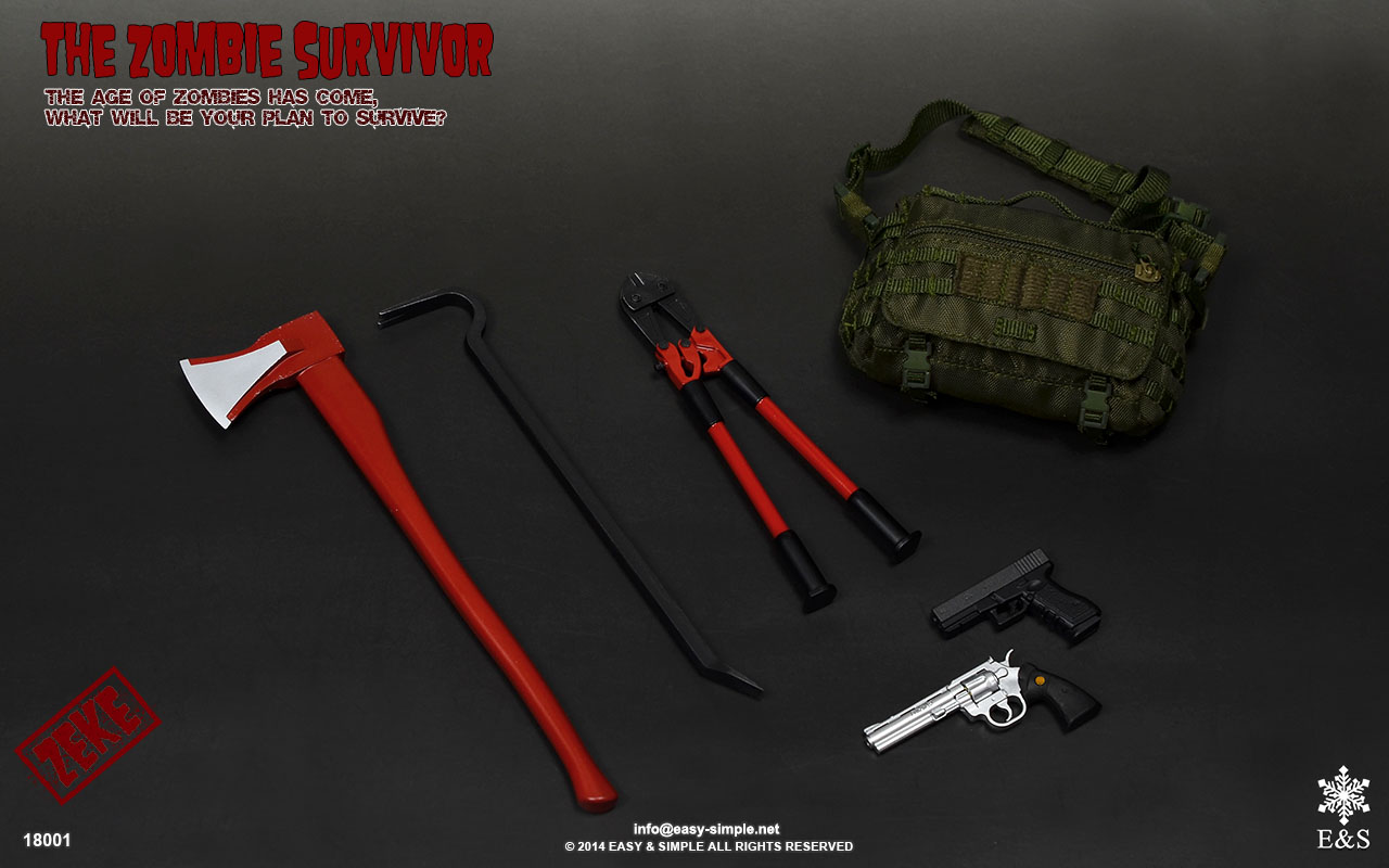  Artikelbild 3 des Artikels “The Zombie Survivor 1:6 Set mit Kopf “