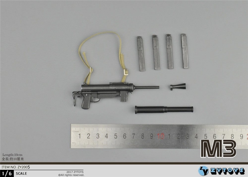  Product image 3 of the product “US M3 Grease Gun 1/6 suppressed ”