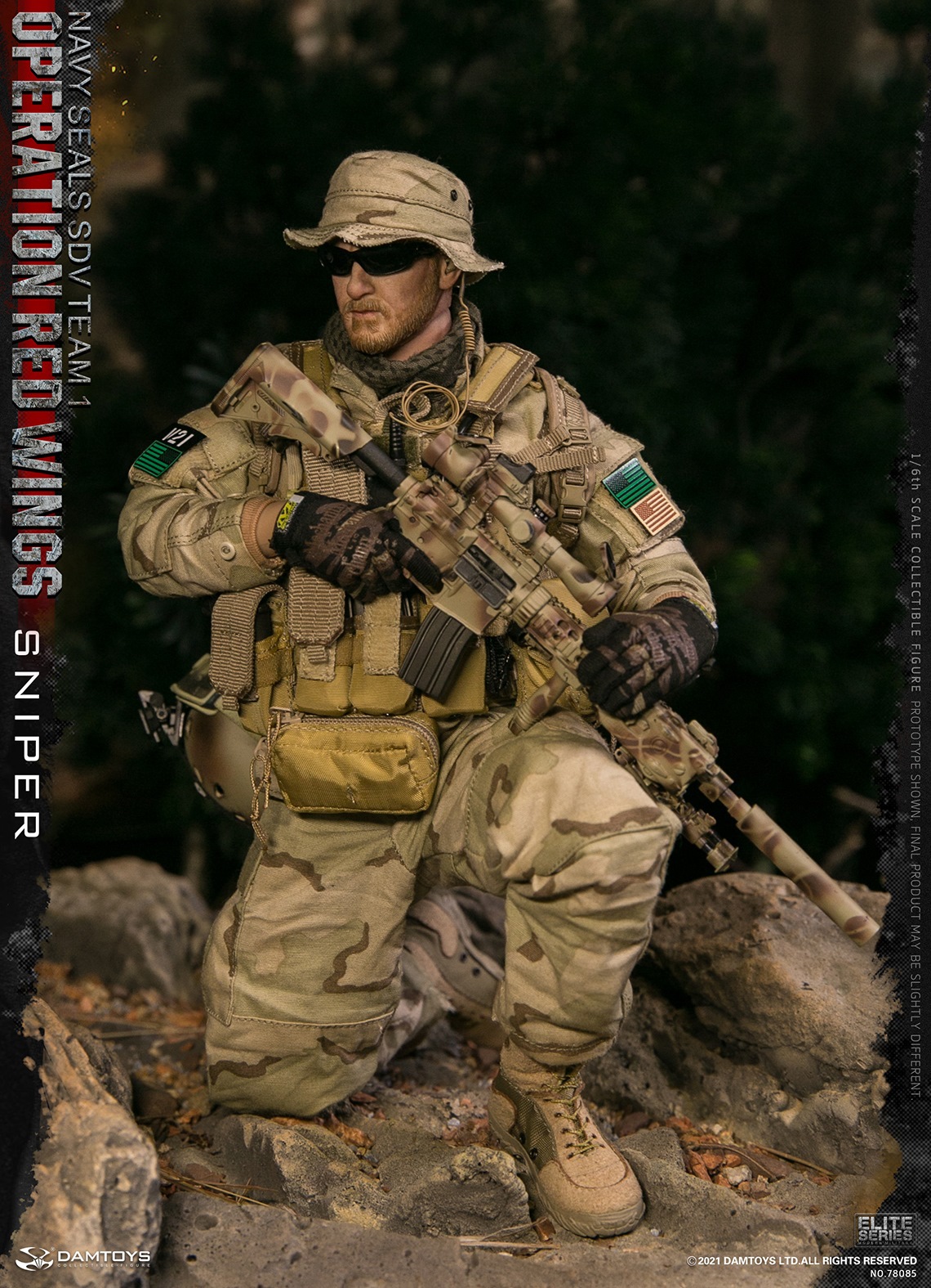  Product image 4 of the product “DAMTOYS 1/6 NAVY SEALS  SDV TEAM 1 Sniper ”