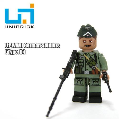  Artikelbild 4 des Artikels “Unibrick Landser MG34  Schütze mitMG und Pistole “