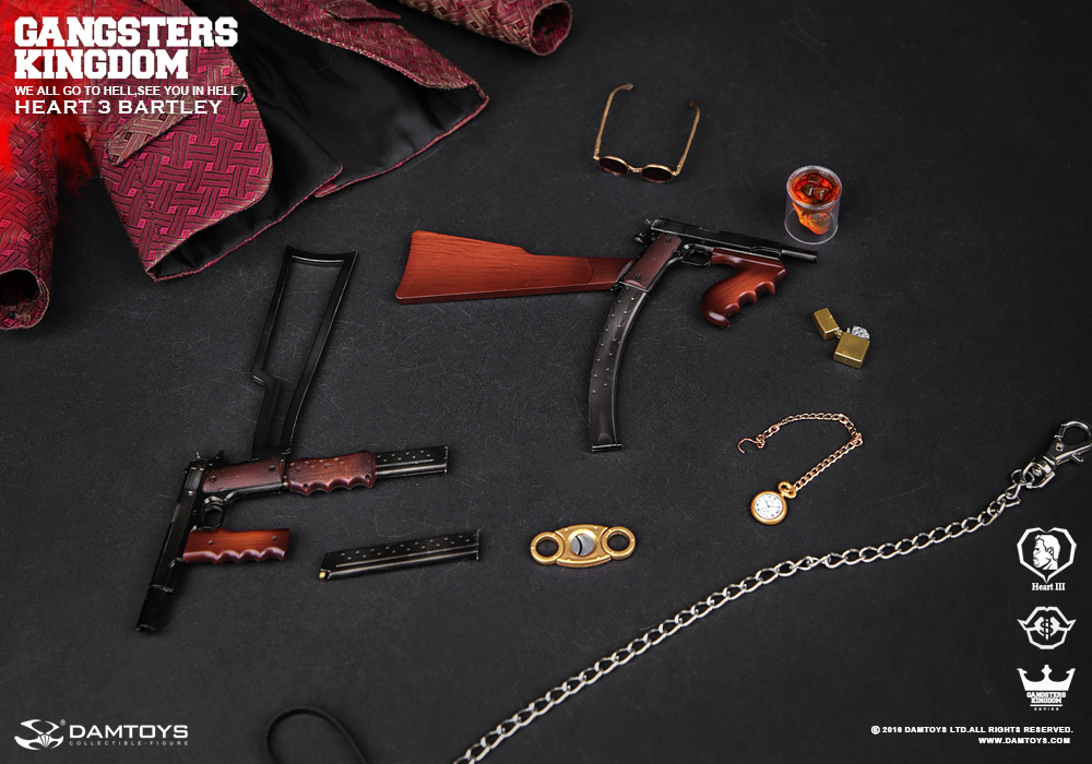  Product image 4 of the product “Gangsters Kingdom - Heart 3 - Bartley - 1/6 scale ”