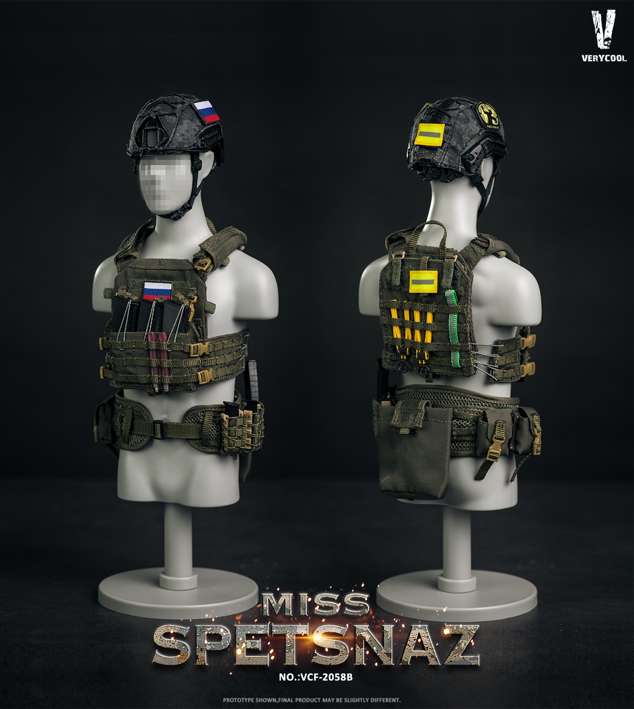  Artikelbild 4 des Artikels “1/6 MCB Camouflage -- Russian Special Combat Women Soldier “
