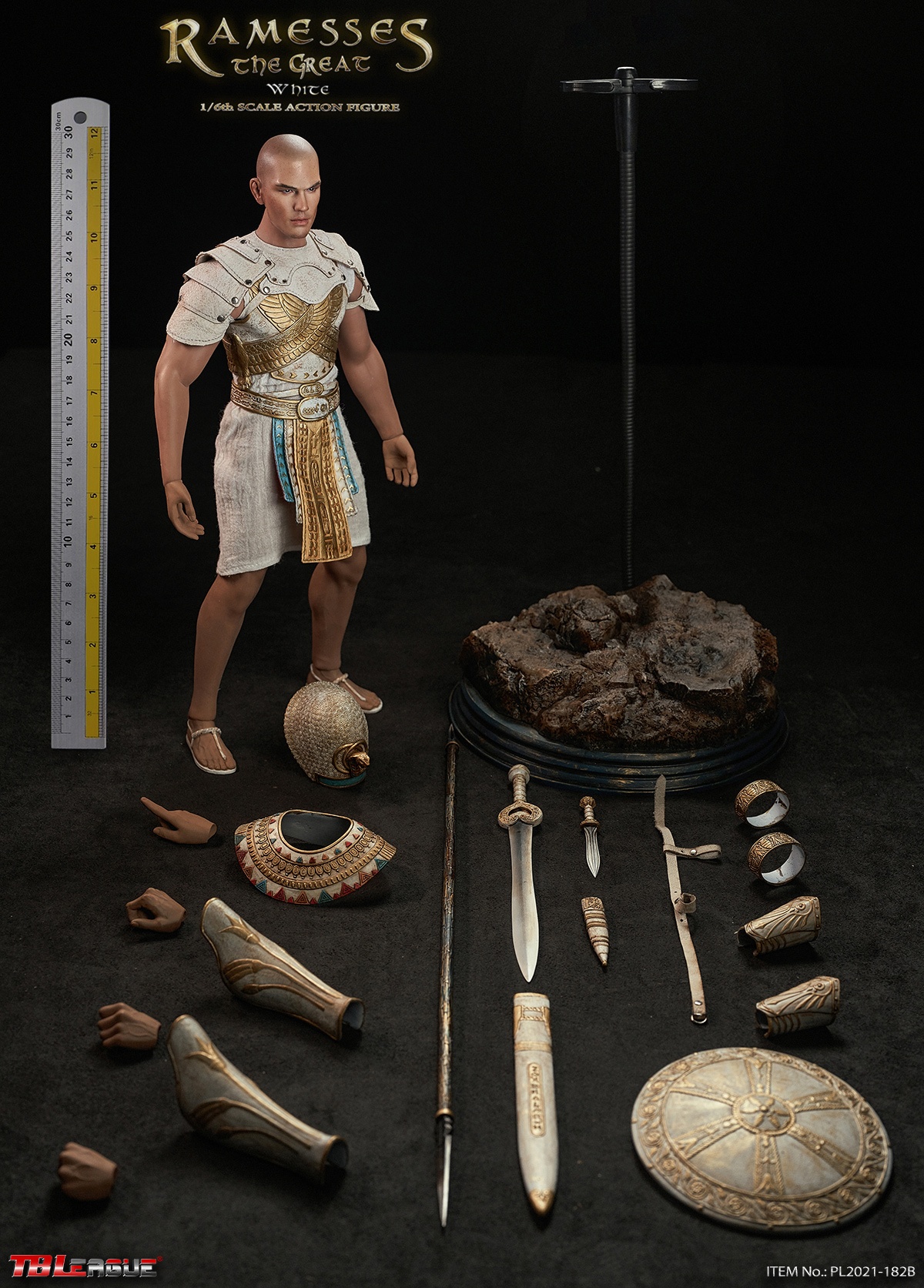  Product image 4 of the product “Ramesses the Great - White 1/6 Scale Action Figure ”