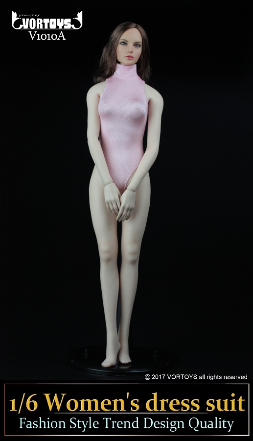  Artikelbild 4 des Artikels “Weibliches Outfit Bodysuit und Rock 1:6 Weiss “