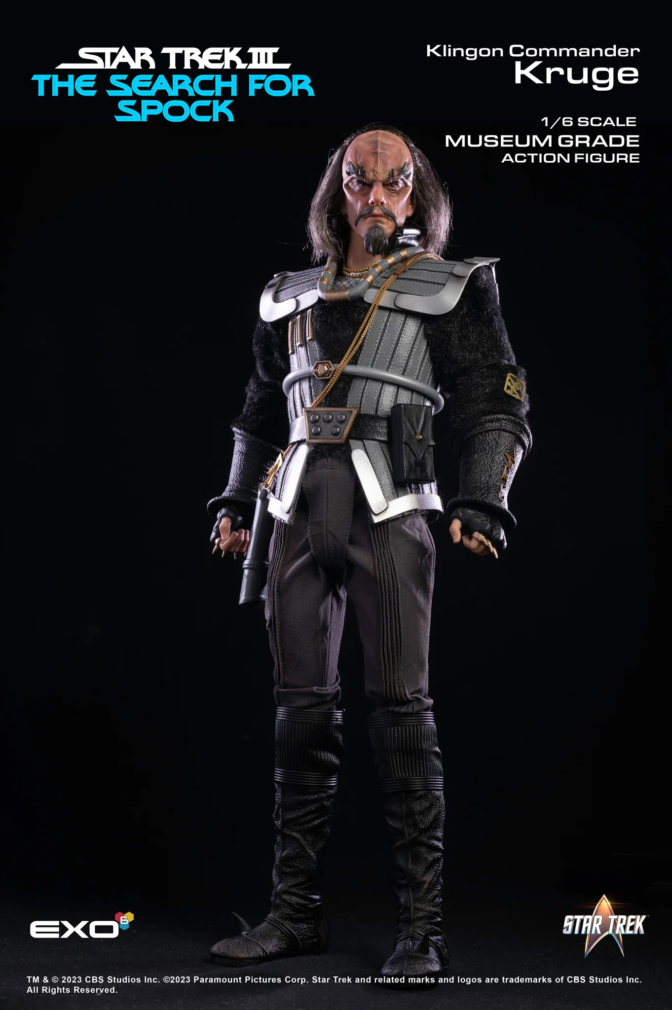  Product image 4 of the product “1/6 Scale Klingon Commander Kruge ”