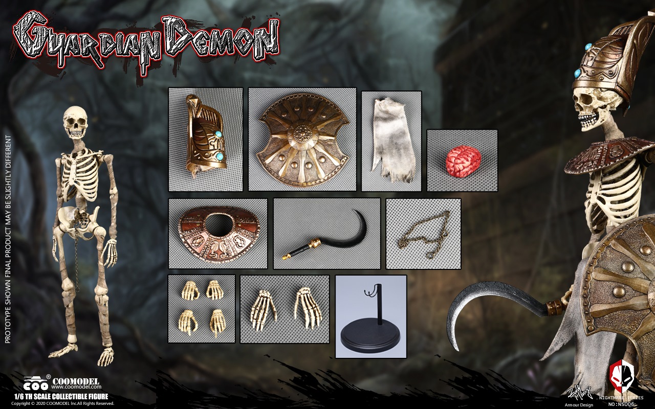 Product image 4 of the product “EGYPT - GUARDIAN DEMON - Nightmare Series Diecast - in 1/6 scale ”