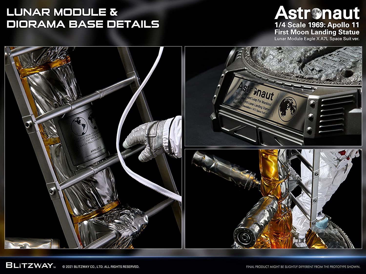  Artikelbild 4 des Artikels “1/4th Real Astronaut (Apollo 11 : LM-5 A7L Version), “