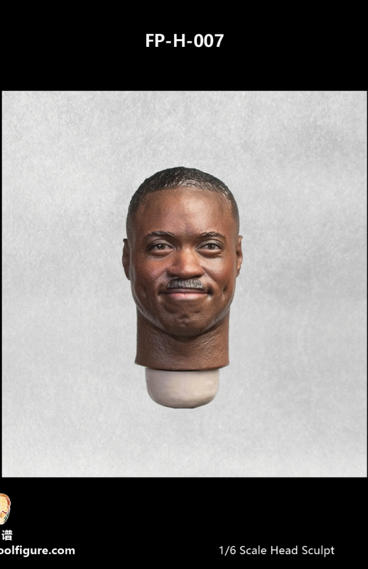  Product image 4 of the product “African Male Headsculpt with Expression 1/6 ”
