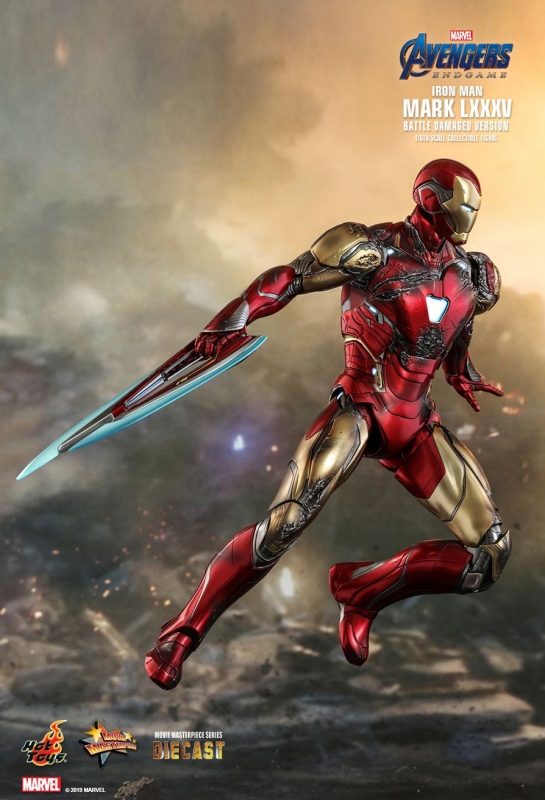  Artikelbild 4 des Artikels “1/6th scale Avengers : Endgame - Iron Man Mark LXXXV (Battle Damaged Version) Die Cast “