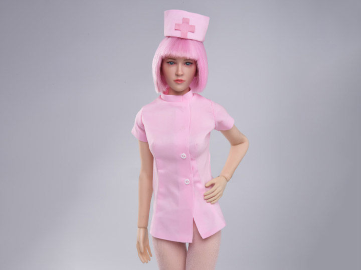  Artikelbild 4 des Artikels “Nurse Uniform Rosa A Set im Maßstab 1:6 (mit Kopf) “