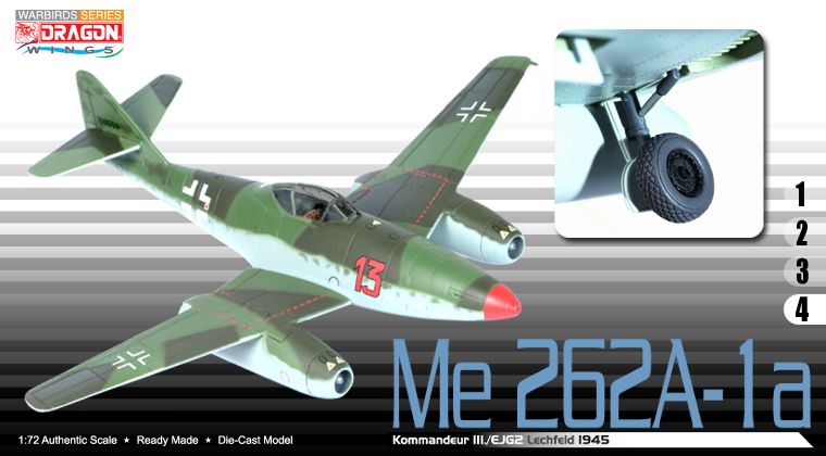  Product image 4 of the product “1:72 Me262A-1a 