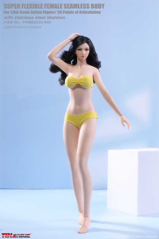  Product image 4 of the product “Caucasian Pale Female Super Flexible Seamless Body (Middle Bust) ”